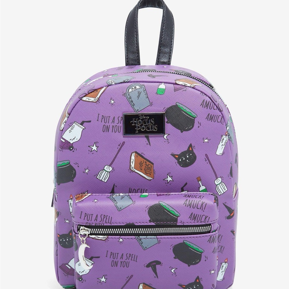 Hocus Pocus Disney Bioworld Hot Topic Mini Backpack NWT